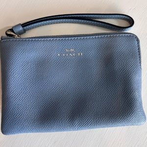 Coach Leather Wristlet